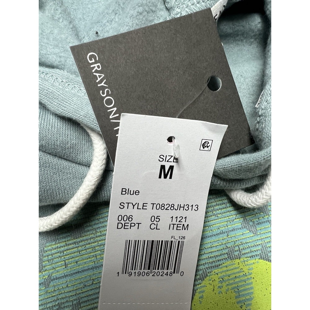 Grayson Threads Hooded Crop Sweatshirt Med Creating Change Bold Print Spellout - Picture 11 of 15